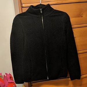 Black fleece jacket